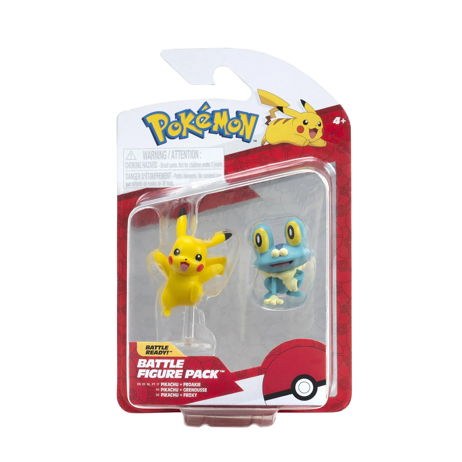 Pikachu & Froakie- Battle Figure Pack