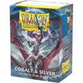 Dragon Shield - Cobalt & Silver - Matte Dual Sleeves (100 Count)