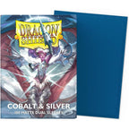 Dragon Shield - Cobalt & Silver - Matte Dual Sleeves (100 Count)