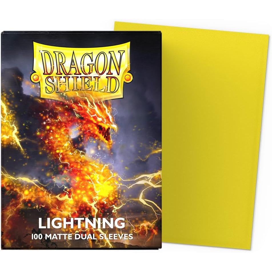 Dragon Shield - Lightning - Matte Dual Sleeves (100 Count)