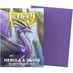 Dragon Shield - Nebula & Silver - Matte Dual Sleeves (100 Count)