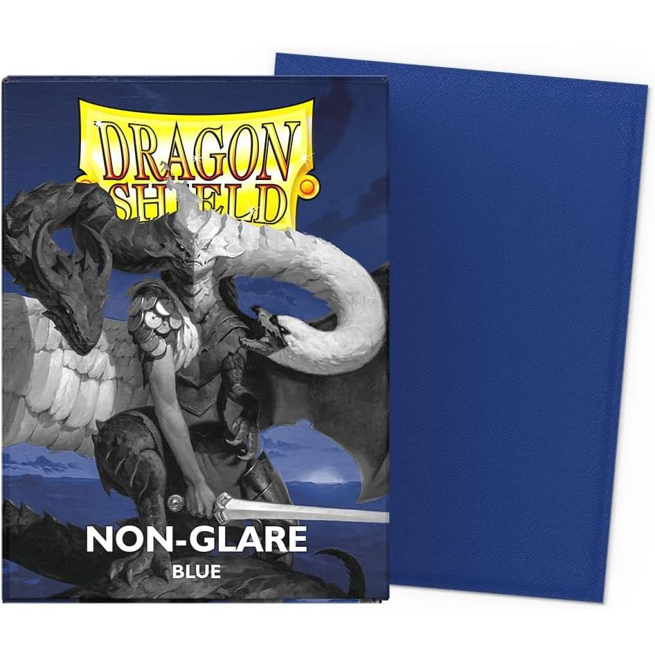 Dragon Shield - Non-Glare Blue - Matte Dual Sleeves