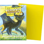 Dragon Shield - Yellow & Silver - Matte Dual Sleeves (100 Count)