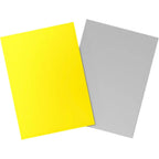 Dragon Shield - Yellow & Silver - Matte Dual Sleeves (100 Count)