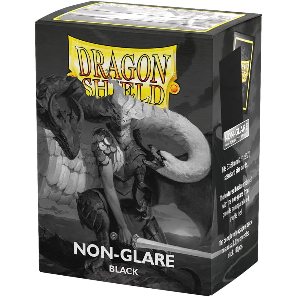 Dragon Shield - Non-Glare Black - Matte Dual Sleeves