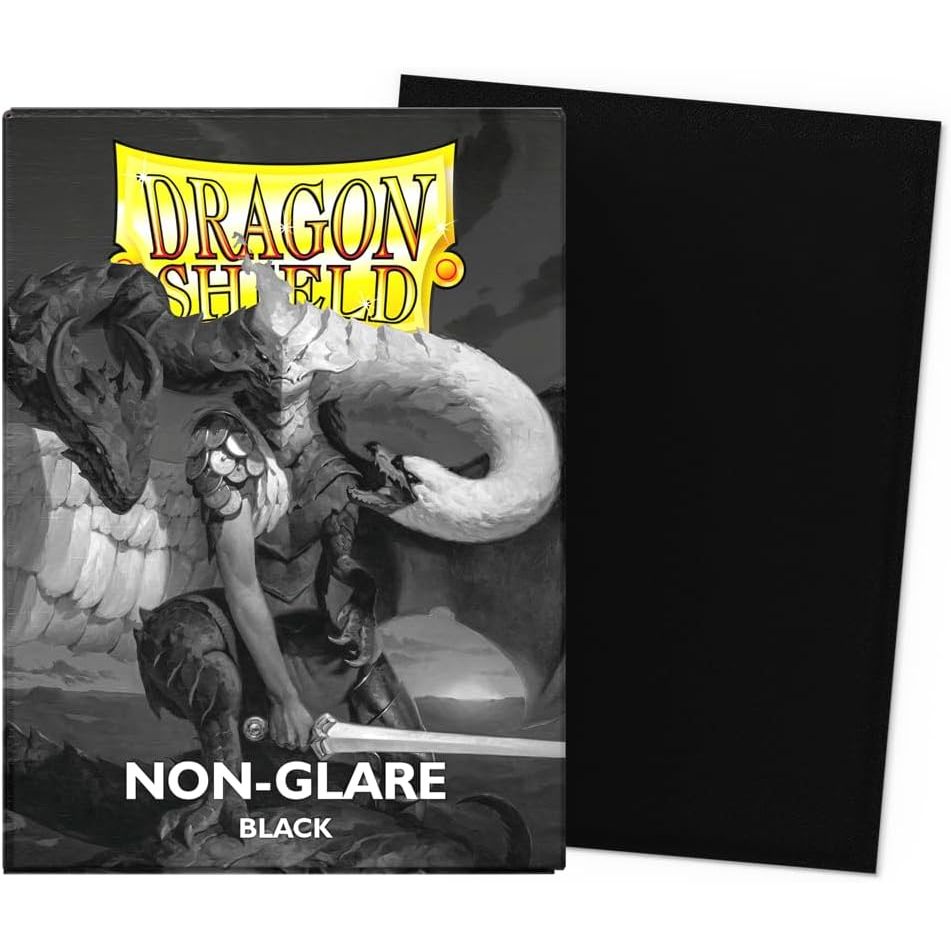 Dragon Shield - Non-Glare Black - Matte Dual Sleeves