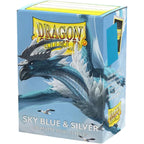 Dragon Shield - Skyblue & Silver - Matte Dual Sleeves (100 Count)