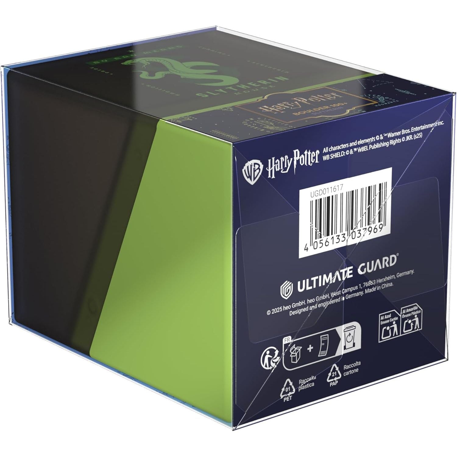 Harry Potter - Slytherin - Ultimate Guard Boulder - Deck Box - 100 count