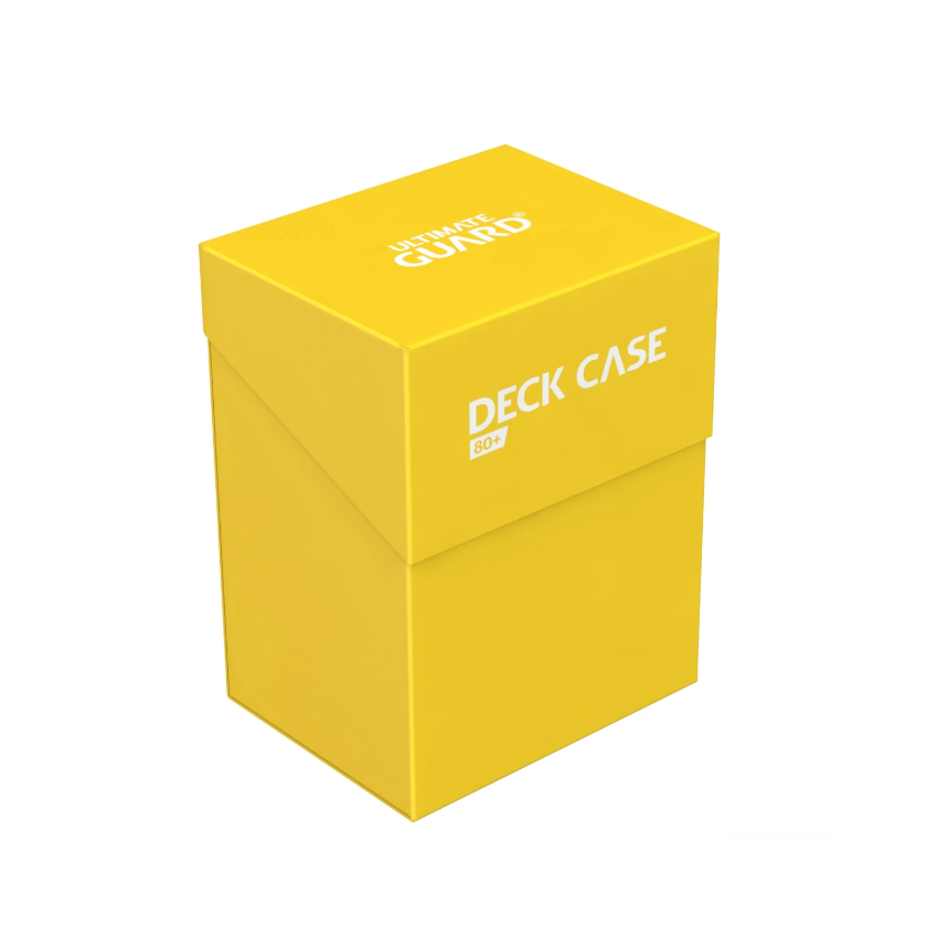 Deck Case - Yellow - 80+ Card - Ultimate Guard