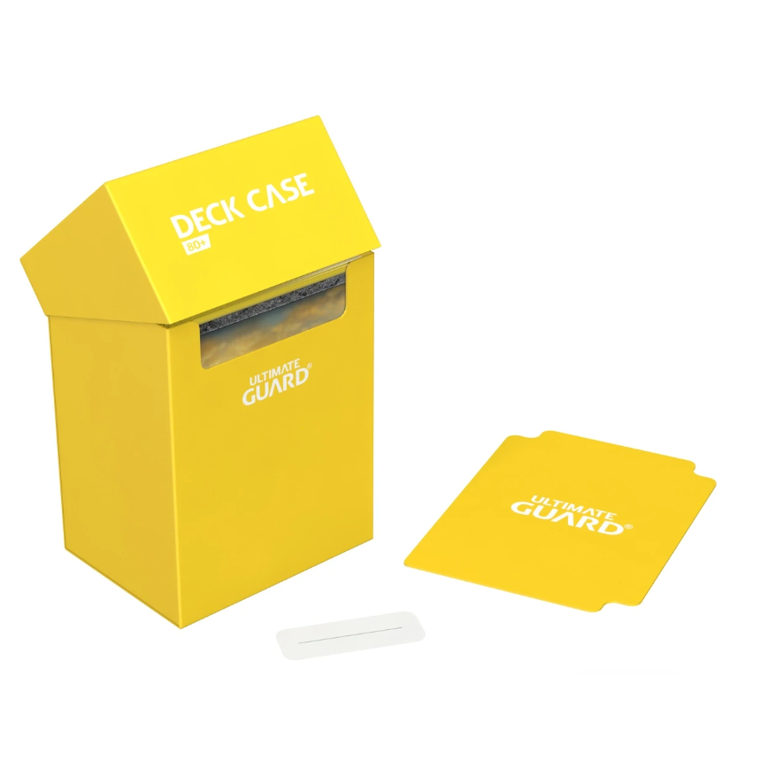 Deck Case - Yellow - 80+ Card - Ultimate Guard