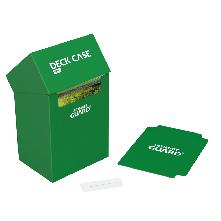 Deck Case - Green - 80+ Card - Ultimate Guard